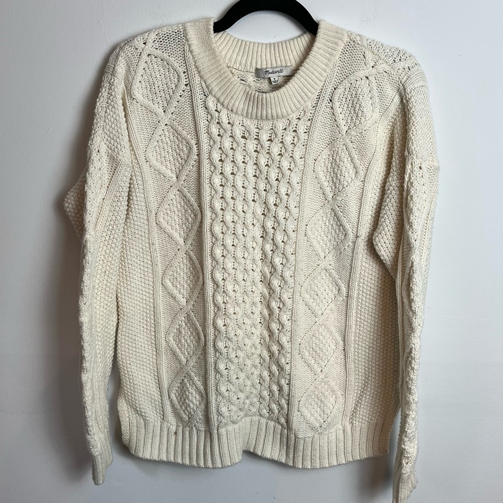 MADEWELL cable knit sweater